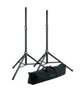 K&M Two Speaker Stands and Carrying Bag Kit #KMSSPCBB MFR #21449-000-55