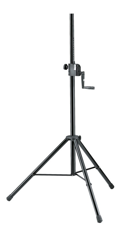 [K&M 21302-009-55] K&M 21302 Hand Crank Speaker Stand (Black)
#KM21302B MFR #21302-009-55