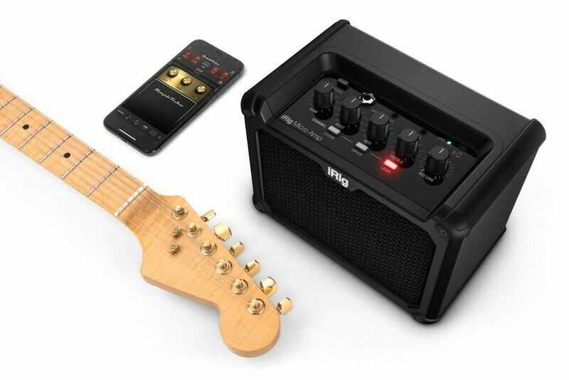 [IRig Micro Amp ( D2-SW4)] IK Multimedia iRig Micro Amp Combo Modeling Amplifier and USB Interface #IKPIRIGMICRA MFR #IP-IRIG-MICROAMP-IN