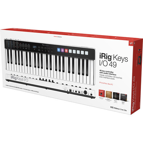 [IP-IRIG-KEYSIO49-IN] IK Multimedia iRig Keys I/O - Controller/Audio Interface for iPhone, iPad, and Mac/Windows (49-Keys)
#IKIPIKIO49IN MFR #IP-IRIG-KEYSIO49-IN