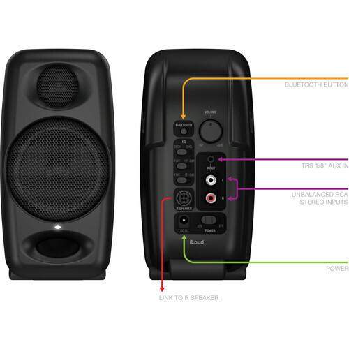 [IP-ILOUD-MM-IN] IK Multimedia iLoud Micro Monitors (Pair, Black) #IKILOUDMMIN MFR #IP-ILOUD-MM-IN
