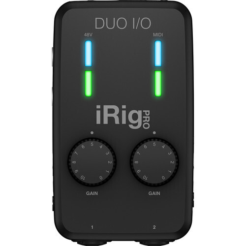 [IK Multimedia iRig Pro Duo I/O] IK Multimedia iRig Pro Duo I/O 2-Channel Audio/MIDI Interface for Mobile Devices and Computers  #IKIRIGPRODUO MFR #IP-IRIG-PRODUOIO-IN