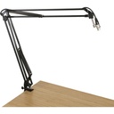 Gator Cases Frameworks Desk-Mounted Broadcast/Podcast Boom Arm Mic Stand #GAWMICBCBM1K MFR #GFWMICBCBM1000