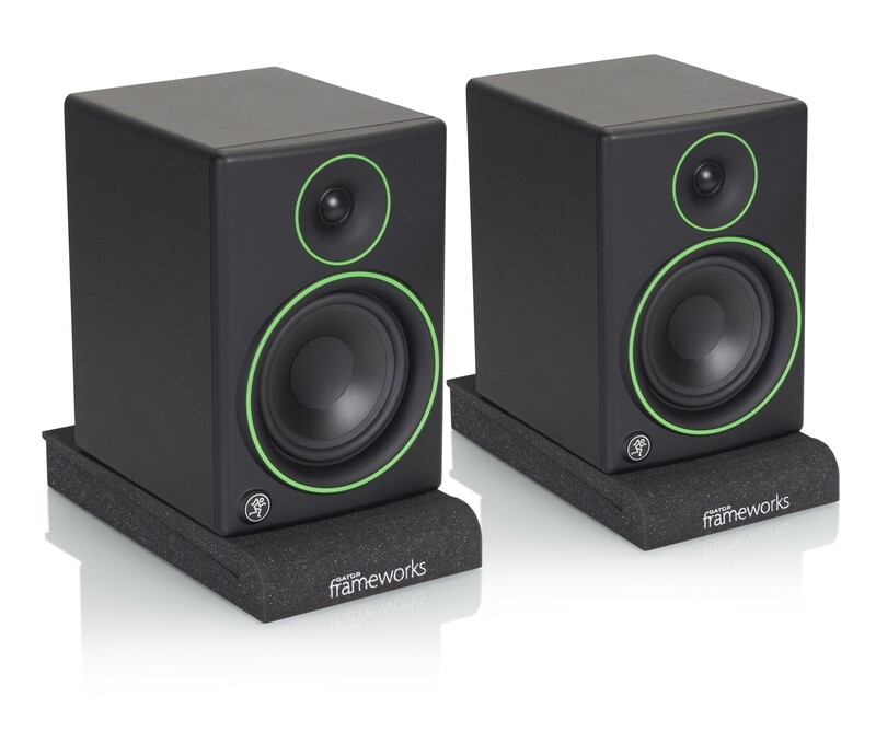 [Gator GFW-ISOPAD-SM] Gator Cases Frameworks Studio Monitor Isolation Pads (Pair, Small)