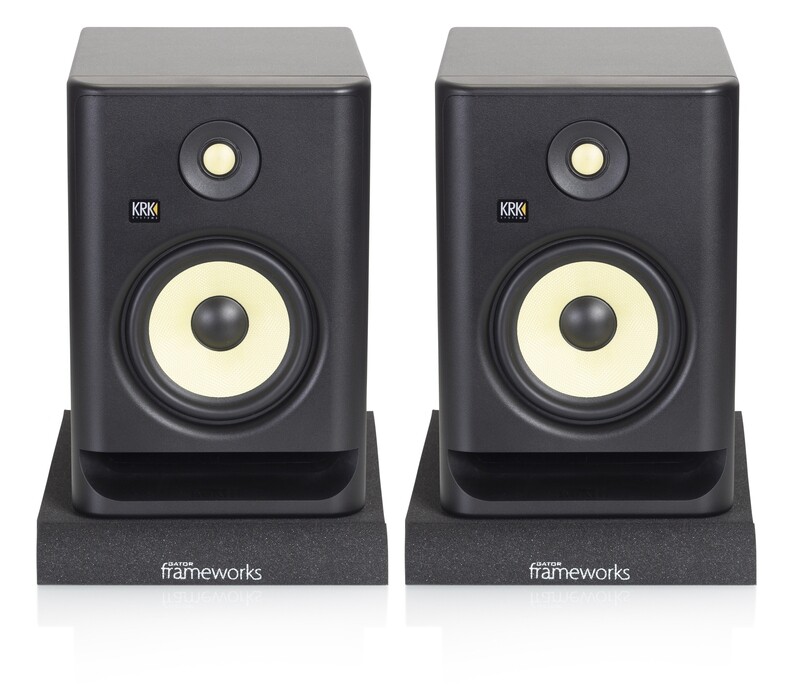 [Gator GFW-ISOPAD-MD] Gator Cases Frameworks Studio Monitor Isolation Pads (Pair, Medium)