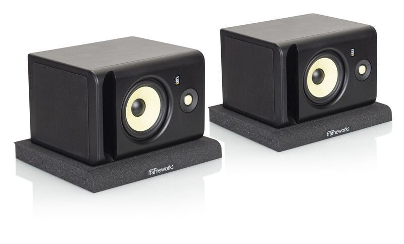 [Gator GFW-ISOPAD-LG] Gator Cases Frameworks Studio Monitor Isolation Pads (Pair, Large)