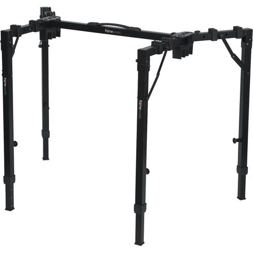[Gator GFW UTL WS250] Gator Frameworks Adjustable T-Stand Folding Workstation #GAGFWUTLW250 #GFW-UTL-WS250