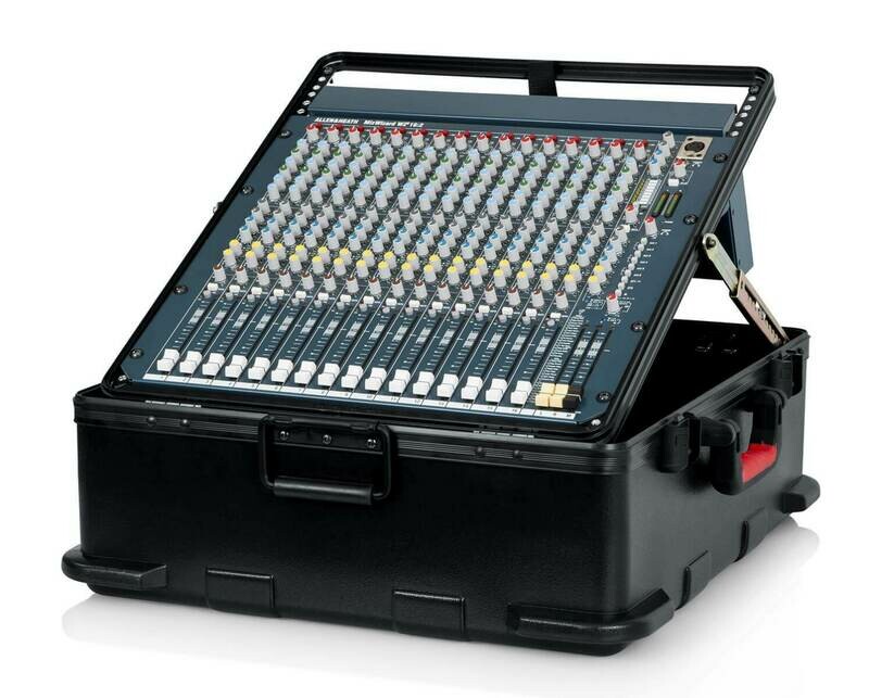[GTSA-MIX12PU] Gator Cases ATA Molded Mixer Case with 12U Pop-Up Rack Rails (21 x 19 x 7.5") #GAGTSAMX12PU MFR #GTSA-MIX12PU