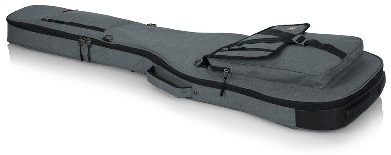 [GT-BASS-GRY] Gator Cases Transit Series Gig Bag for Bass Guitar (Light Gray) #GAGTBASSGRY MFR #GT-BASS-GRY