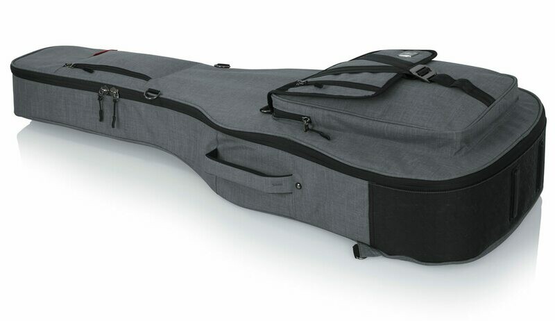 [GT-ACOUSTIC-GRY] Gator Cases Transit Series Gig Bag for Acoustic Guitar (Light Gray) #GAGTACOUSTGY MFR #GT-ACOUSTIC-GRY