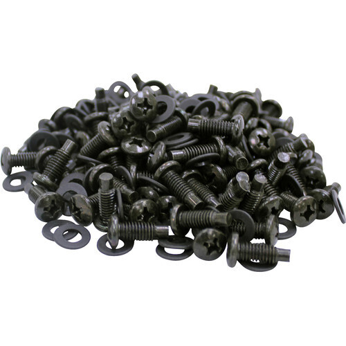 [X-100RS] ProX Pack of 100 Rack Screws with Washers (Black)