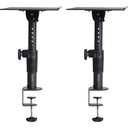 Gator Framework Desktop Studio Monitor Clamp-On Stands (Pair) #GAGFWSTMNDC MFR #GFWSPKSTMNDSKCMP