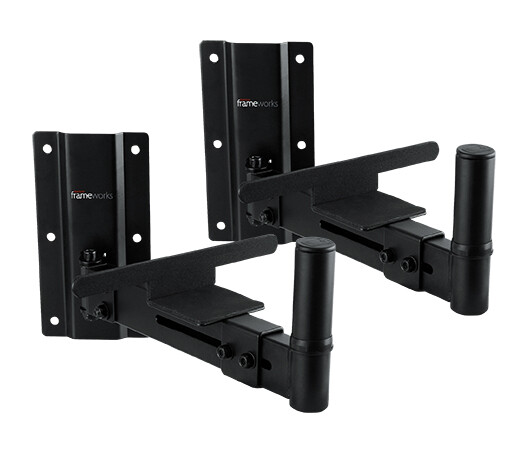 [GFW-SPK-WM100] Gator Cases Frameworks Wall Mount Speaker Stands (Pair)  #GAGFWSPKWM10 MFR #GFW-SPK-WM100