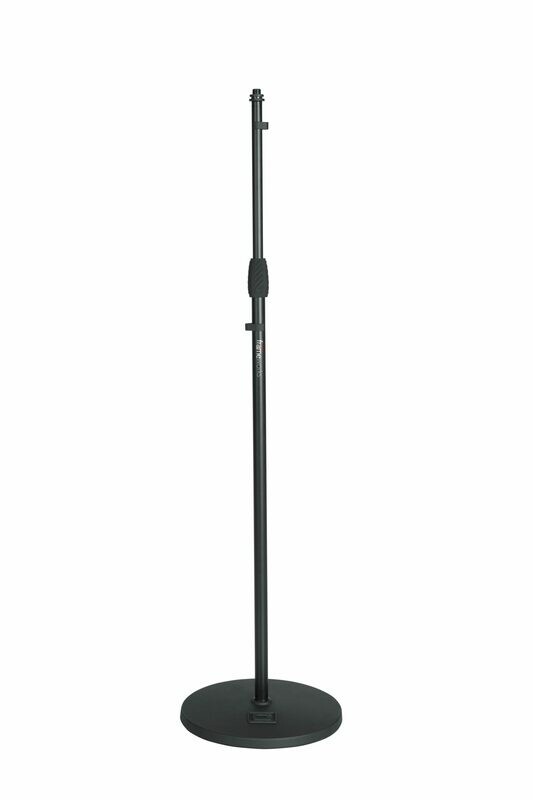 [GFW-MIC-1200 (D1-4-3,U2-3-4)] Gator Cases Frameworks 12" Roundbase Mic Stand with Standard Twist Clutch 
#GAGFWMIC1200 MFR #GFW-MIC-1200