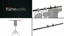 Gator Cases Frameworks Light Bar with Fly-Point Mounting to Portable PA Speaker (Single) #GAGFWLSPKFLY MFR #GFW-LIGHTSPKFLYMT