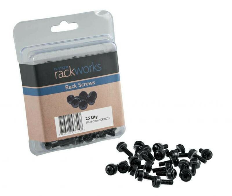 [GATOR GRW-SCRW025] Gator Cases Rackworks Rack Screws and Washers (Set of 25) #GAGRWSCRW025 MFR #GRW-SCRW025