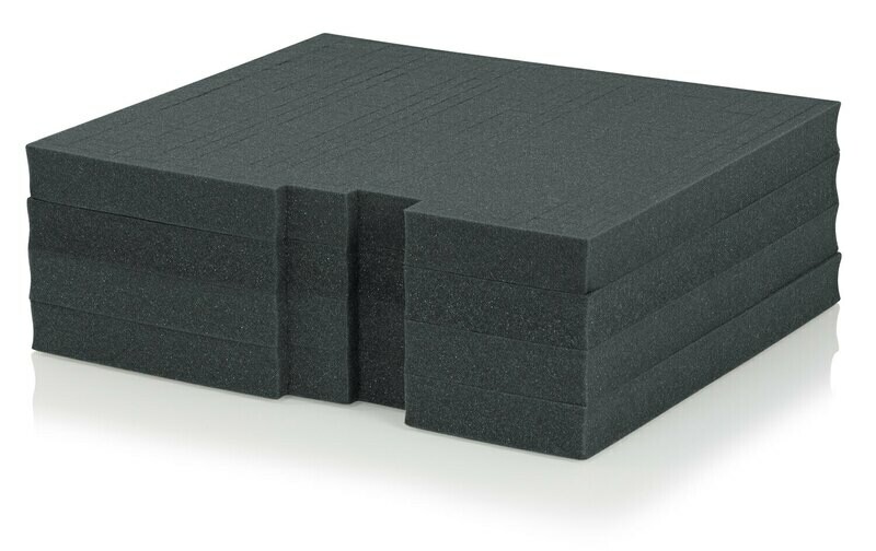 [GATOR GRW-DRWFOAM-4 (D4,U1)] Gator Cases Replacement Diced Foam Block for Rackworks Standard-Depth 4 RU Drawer  #GAGRWDRWFOM4 MFR #GRW-DRWFOAM-4